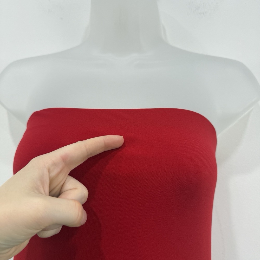 Polo Ralph Lauren Maxi Dress L Colorblock Tube Chic Event Old Money Classic - Picture 10 of 14